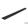 Canaleta para cables DeLOCK 50 x 12 mm autoadhesiva negra 1 m