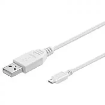 Wentronic 43837 Cable USB Blanco