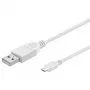 Wentronic 43837 Cable USB Blanco