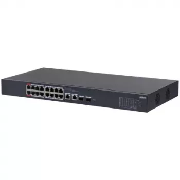Dahua Technology DH-CS4218-16ET-240 Switch de red gestionado L2 Gigabit Ethernet (10/100/1000) Power over Ethernet (PoE) negro