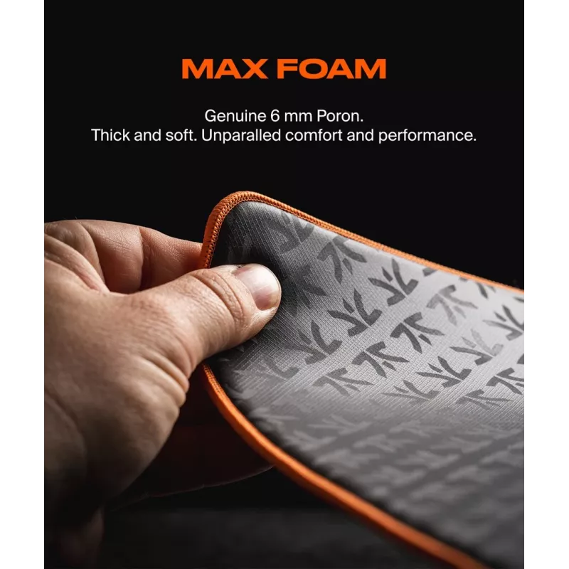 Alfombrilla de ratón gaming GLORIOUS Fnatic FOCUS3 MAX XL – tamaño XL extendido, superficie de tela, borde cosido