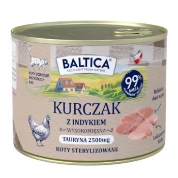 BALTICA regional flavours Pollo con pavo - Comida húmeda para gatos - 185 g