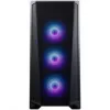 Caja de PC PHANTEKS Eclipse G370A, torre Midi, SSI-EEB, RGB, cristal templado - incluye 3 ventiladores de 120 mm, negra