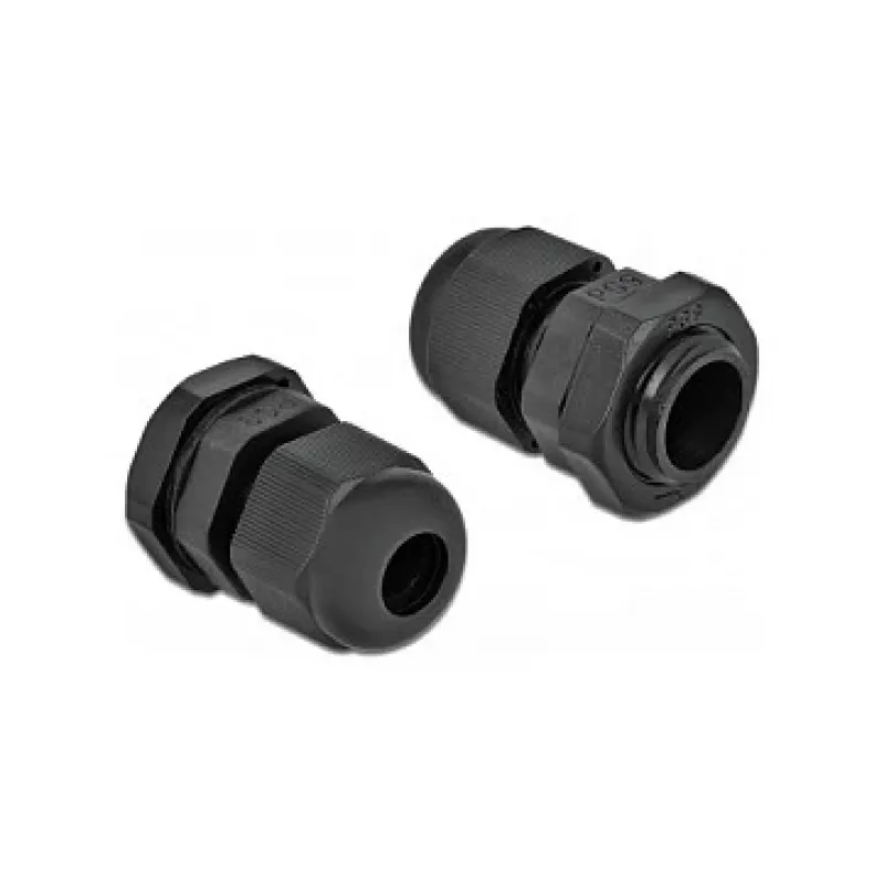 Prensaestopas DeLOCK 60194 negro plástico 10 uds.