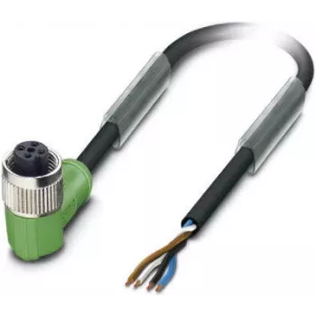 Cable sensor/actuador Phoenix Contact M12 (90°) conector hembra abierto 3,00 m (SAC-4P- 3,0-PUR/M12FR)