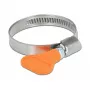 Abrazadera de manguera de mariposa DeLOCK 400 SS 30 - 45 mm 5 uds. naranja