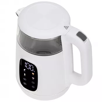 Hervidor eléctrico ADLER AD 1305 blanco/plata