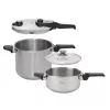 Set de ollas Jata HOLL2547 — set de ollas y sartenes de acero inoxidable (modelo HOLL2547)