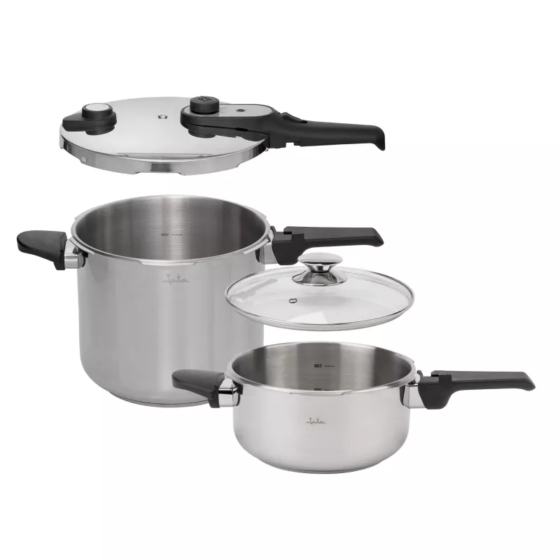 Set de ollas Jata HOLL2547 — set de ollas y sartenes de acero inoxidable (modelo HOLL2547)