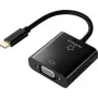 Adaptador de cable de vídeo Renkforce RF-4679564 0,1 m USB Type-C VGA (D-Sub) negro (RF-4679564)