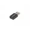 Adaptador de interfaz/conector LANBERG AD-UC-UA-01 USB 3.0 Type-A a USB 3.0 Type-C Negro (AD-UC-UA-01)