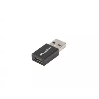 Adaptador de interfaz/conector LANBERG AD-UC-UA-01 USB 3.0 Type-A a USB 3.0 Type-C Negro (AD-UC-UA-01)