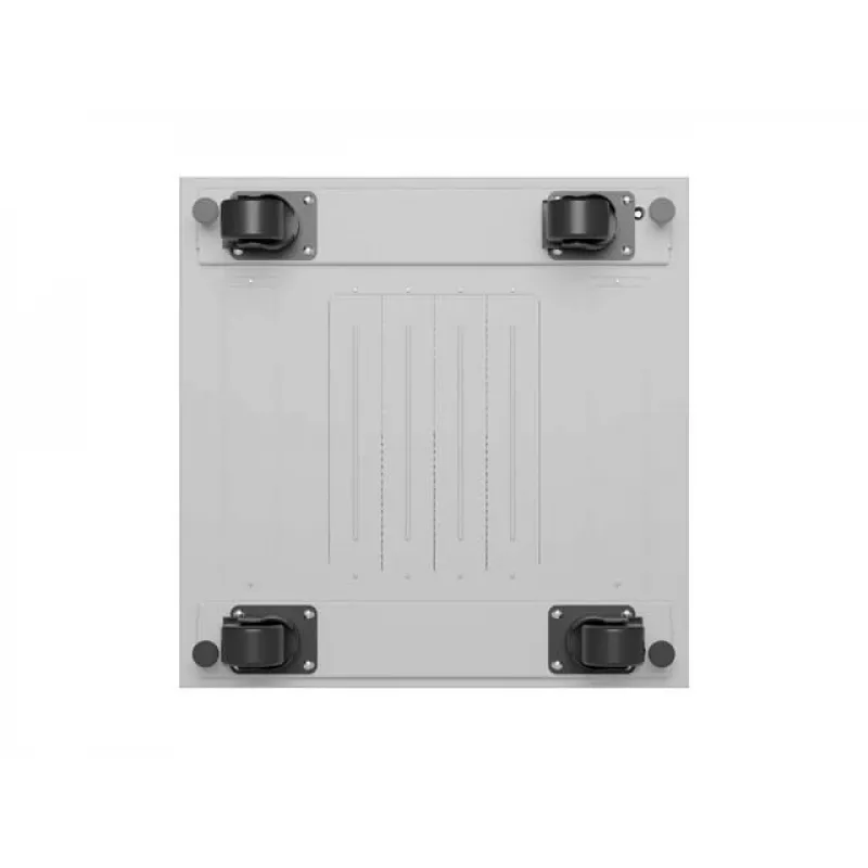 Armario rack de suelo LANBERG 19 pulgadas 32U 600×600 mm gris con puertas perforadas y LCD (flat pack)