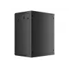 Armario de instalación de pared Lanberg 19'' 15U 600x450mm negro (puerta de cristal)