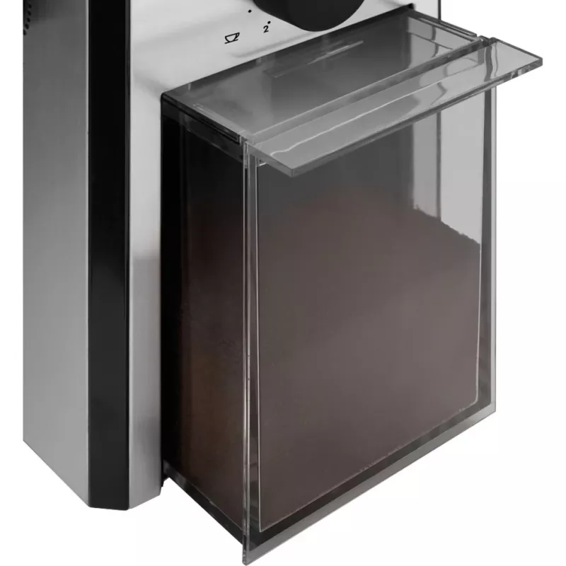 Molinillo de café De’Longhi KG89 — 120 g Capacidad de granos, 110 W, 12 tazas, Carcasa de acero inoxidable y plástico