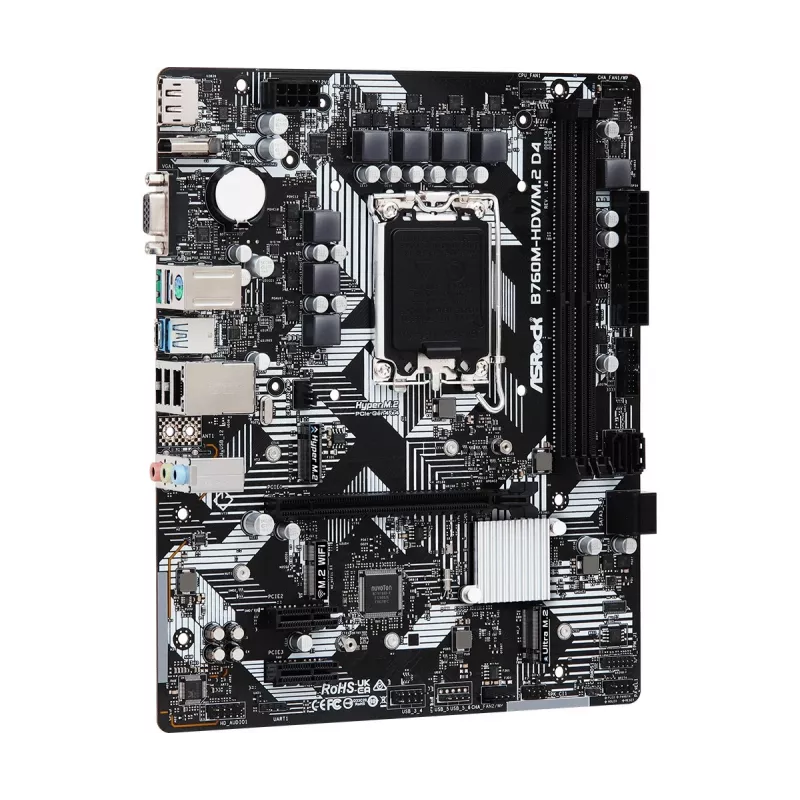Placa base ASRock B760M-HDV/M.2 D4 DDR4 LGA 1700 Micro-ATX