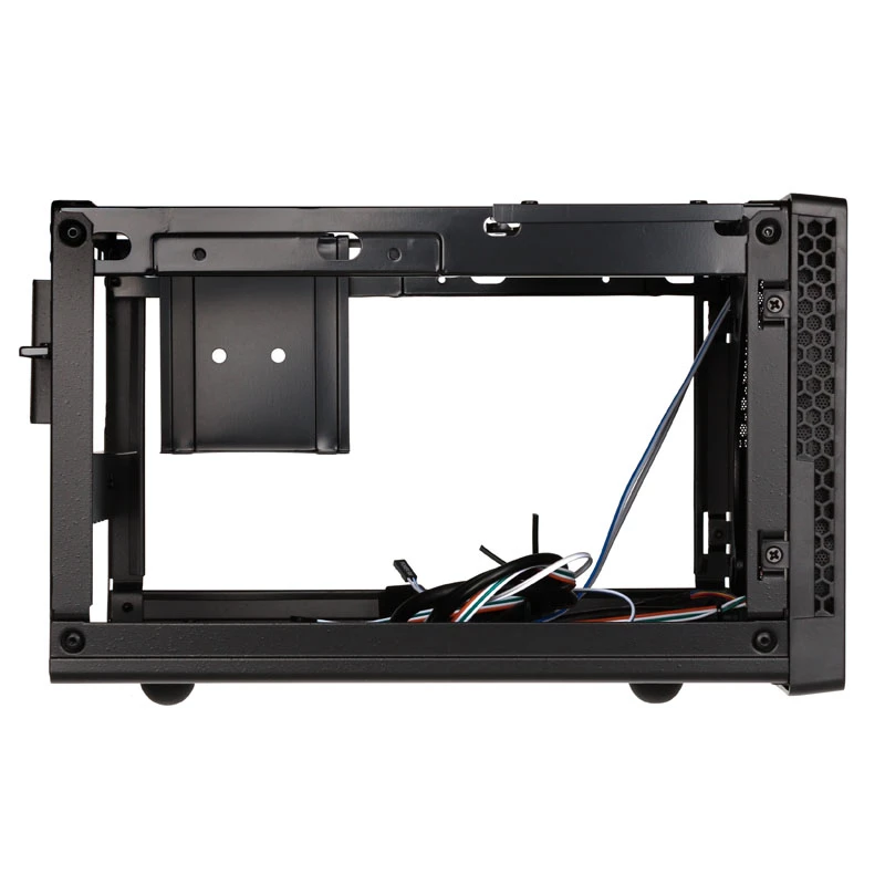 SilverStone SUGO 13 - Desktop - Mini-DTX - sin fuente de alimentación (AT / PS/2) - Negro - USB/Audio (SST-SG13B-Q)
