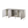 Cómoda cama meble ISLA 1505x400x750 mm, cashmere mate, tablero de partículas