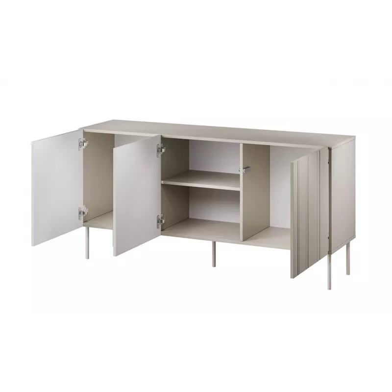 Cómoda cama meble ISLA 1505x400x750 mm, cashmere mate, tablero de partículas