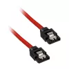 Corsair CC-8900254 Premium Sleeved cable SATA, SATA (M) a SATA (M), 60 cm, rojo (2 uds.)
