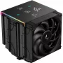 Ventilador de CPU DeepCool AK620 Digital PRO — ventilador de 120 mm, 1750 rpm, 25 dB, 12 V, compatible con LGA1700/AM5, negro