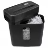 Destructora de documentos SAVIO ND-01, corte cruzado 4 x 32 mm, depósito de 11 L, 230 W, negra, 72 dB