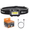 Linterna Libox LB0107 negra linterna frontal LED