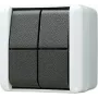 Pulsador doble JUNG 10AX 250V 2 conmutadores 839 W 839W