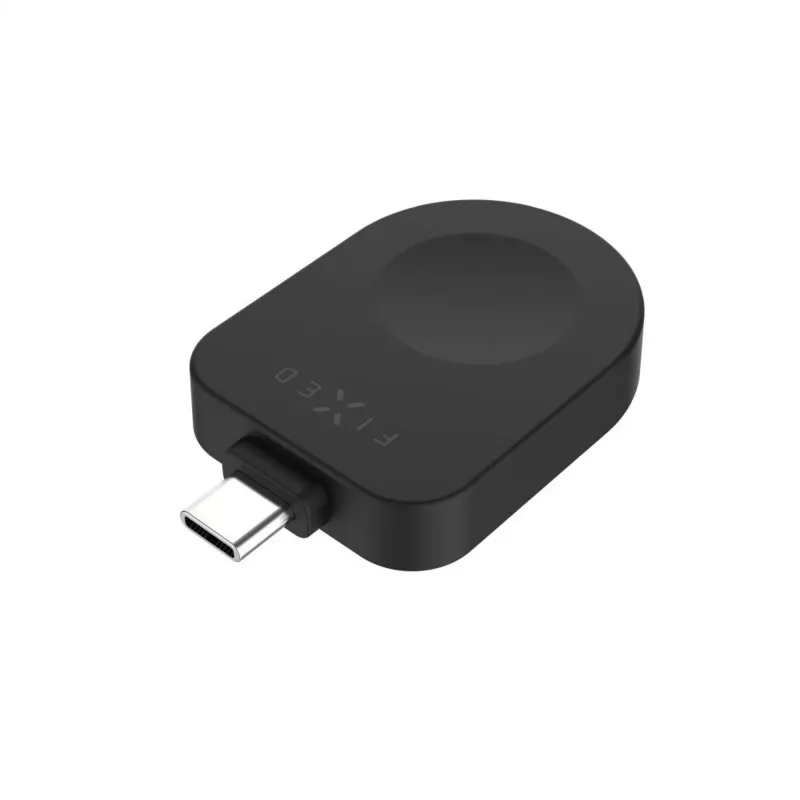 Adaptador de carga USB-C fijo FIXED FIXDW-AWAP-BK para Apple Watch Powerstation Uni, repuesto compacto