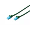 Assmann Digitus Cable de red CAT 5e U-UTP. PVC. AWG 26/7. Longitud 2 m. Color Verde (DK-1512-020/G)