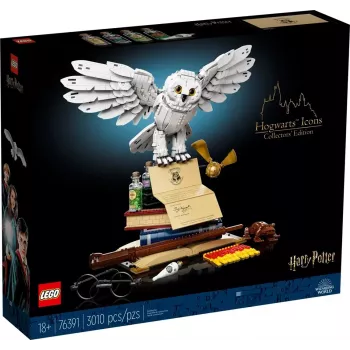 LEGO Hogwarts Icons Collectors Edition 76391 — 3010 piezas, 3 minifiguras, 18+