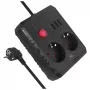 Regleta Maclean MCE388 B, 2 tomas, 3x USB, 110-240 V, 2500 W, 3 m, negra