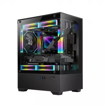 Carcasa | GOLDEN TIGER | micro ATX | negra | mini torre | Raider SL-2 | RAIDERSL-2