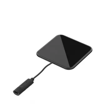 Base de carga inalámbrica Tellur WCP03 10W certificada Qi cristal templado, negro
