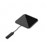 Base de carga inalámbrica Tellur WCP03 10W certificada Qi cristal templado, negro