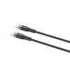 FIXED FIXDB-CC2-BK cable USB-C/USB-C trenzado, 2 m, 100 W