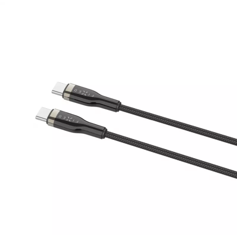 FIXED FIXDB-CC2-BK cable USB-C/USB-C trenzado, 2 m, 100 W