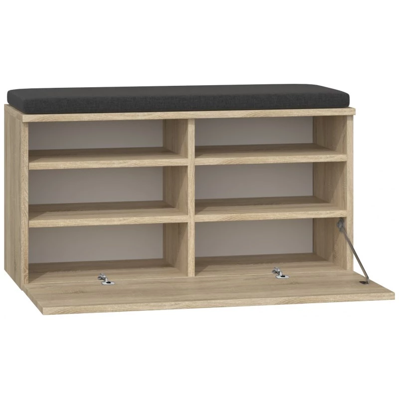Top e Shop RIVA SZAFKA SONOMA organizador de zapatos cerrado, roble