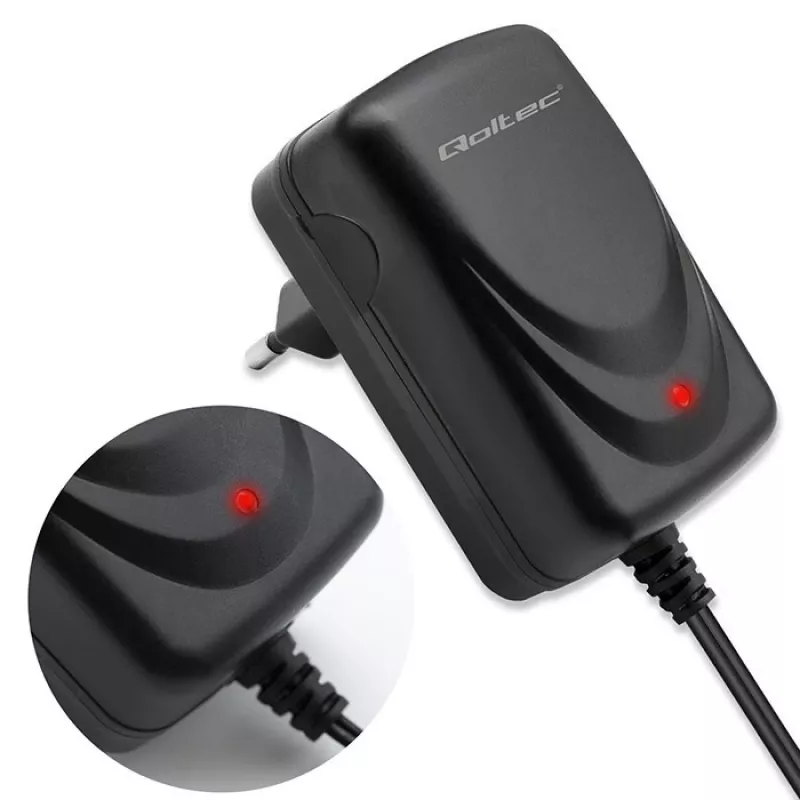 Cargador de baterías QOLTEC Charger AGM GEL STD 6V 1A para baterías de plomo-ácido de 6V, AGM y gel