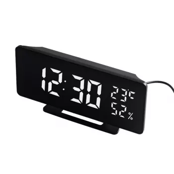 Despertador digital LED GreenBlue GB395 con indicación de temperatura