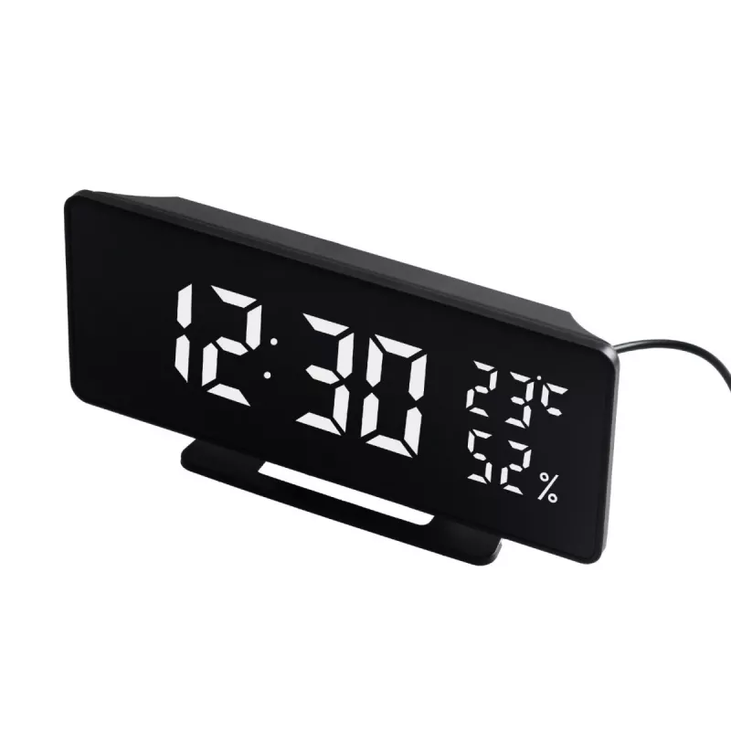 Despertador digital LED GreenBlue GB395 con indicación de temperatura