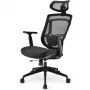 Silla de oficina Sharkoon OfficePal C20 asiento acolchado respaldo de malla negro