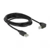 Cable USB DeLOCK 3 m USB 2.0-A - USB 2.0-B