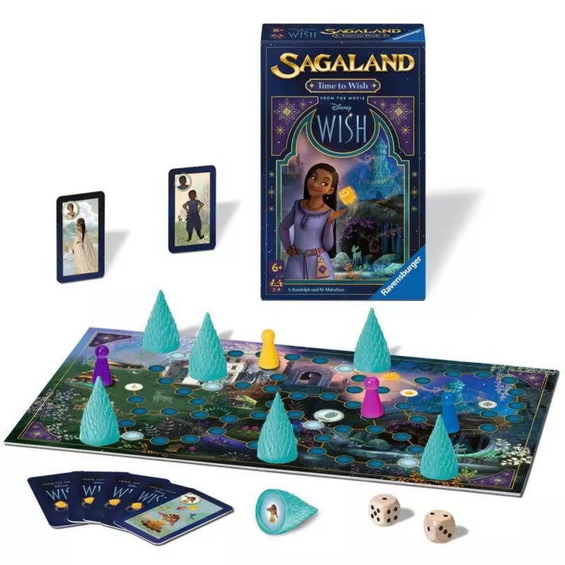 Disney Wish Sagaland, juego de mesa