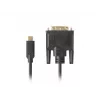Adaptador de cable de vídeo LANBERG CA-CMDV-10CU-0030-BK, USB Type-C a DVI-D, 3 m, negro
