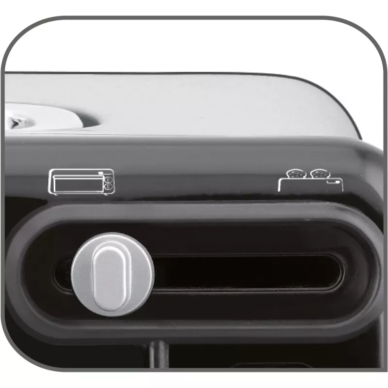 Tostadora Tefal TL6008 2 rebanadas 1300 W aluminio negro