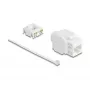 Delock 90722 Módulo Keystone RJ45 a LSA Cat.6A UTP, 180 grados, sin herramientas