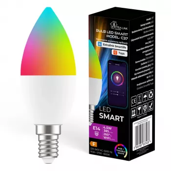 Extralink Smartlife Lámpara LED, E14 C37 2700-6500K WiFi 220-240V