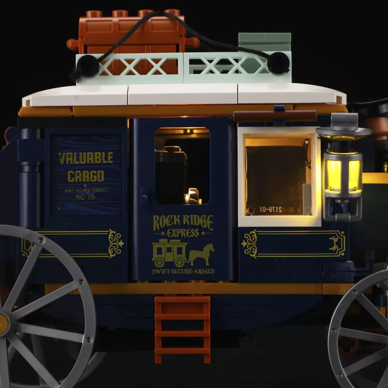 Treasure Stagecoach, juguete de construcción