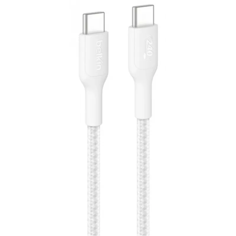 Cable USB Belkin BoostCharge Pro 2m USB C blanco